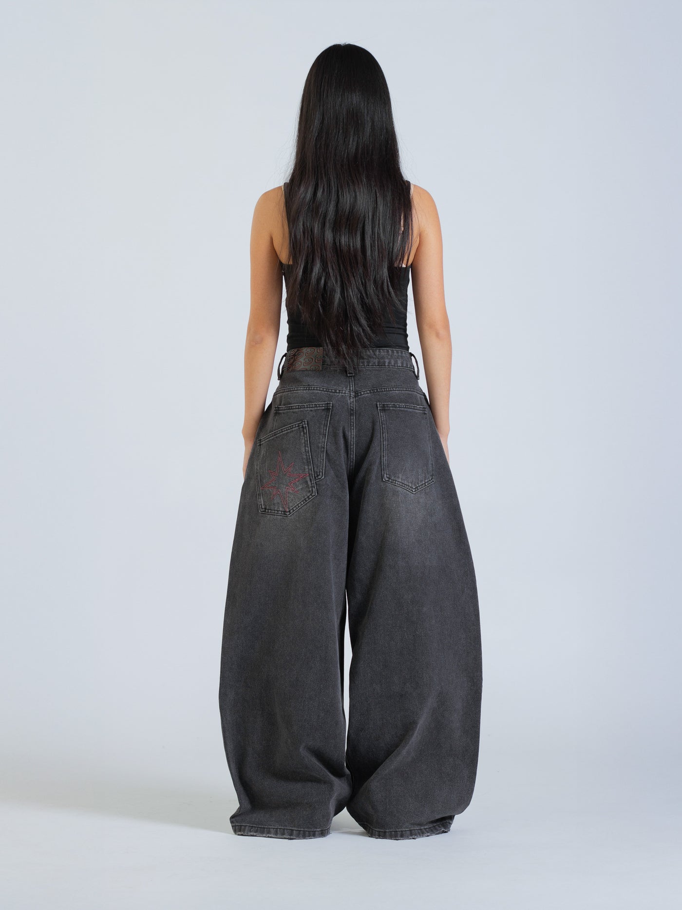 POLARIS JEANS - WASHED BLACK