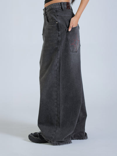 POLARIS JEANS - WASHED BLACK