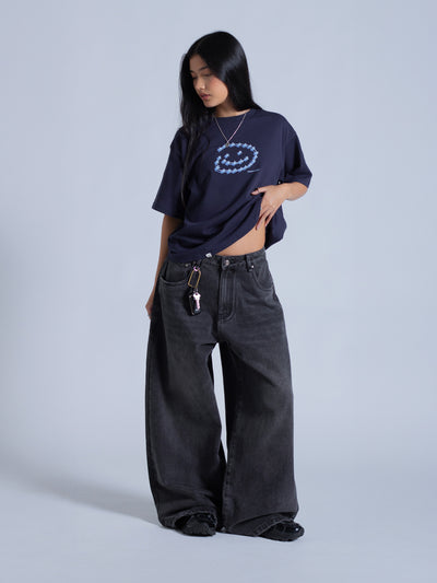 CONSTELLATIONS TEE - NAVY