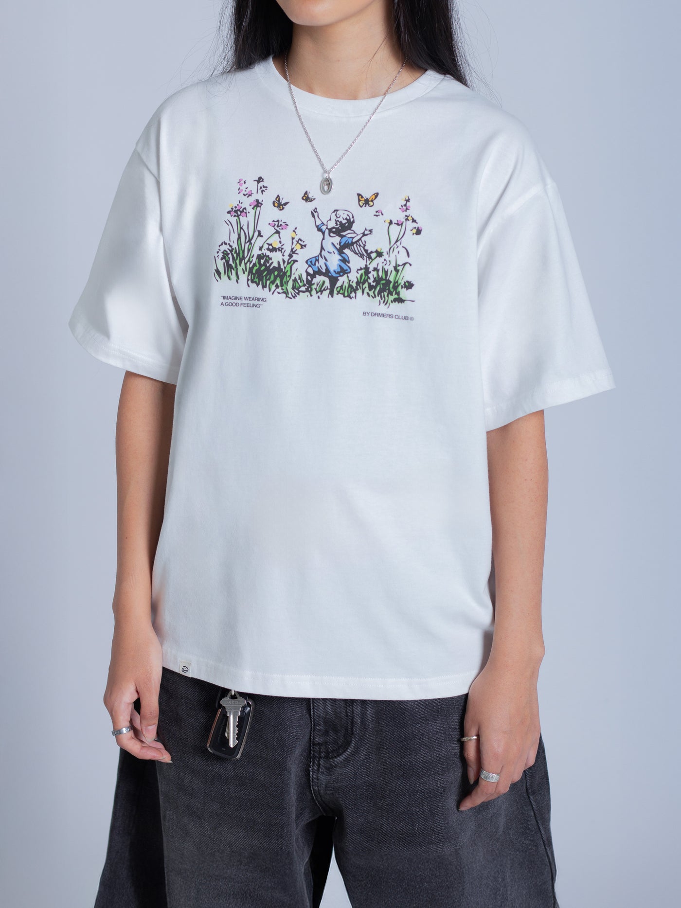 SEARCHING FOR THE DRM TEE - WHITE