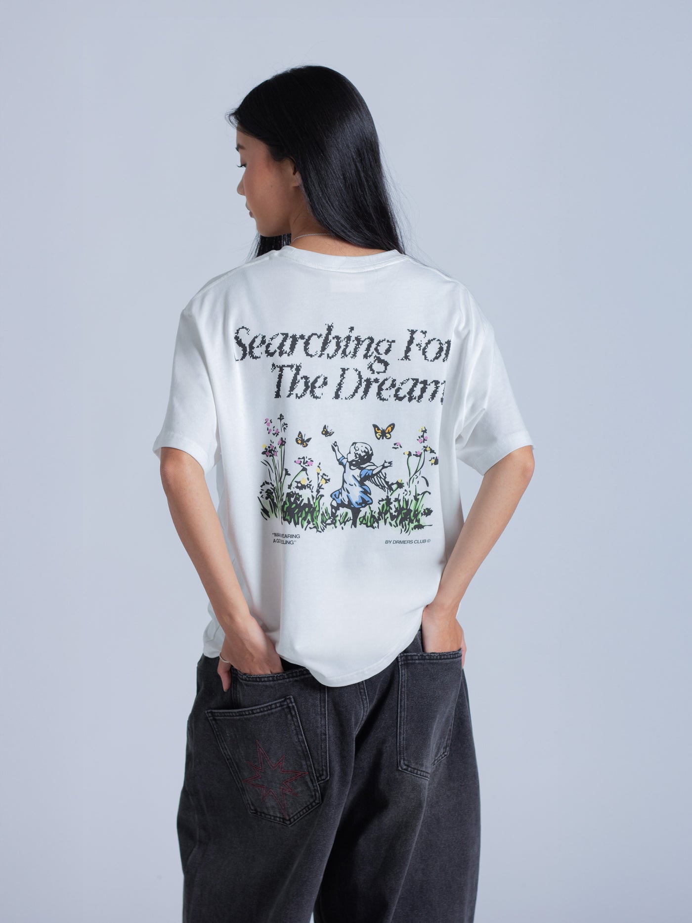 SEARCHING FOR THE DRM TEE - WHITE