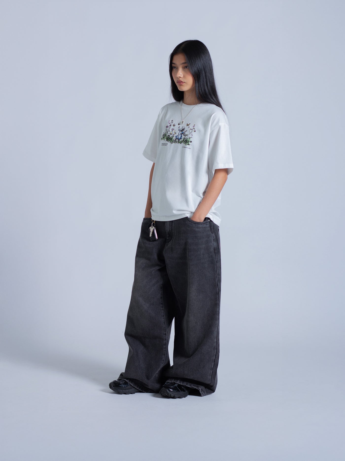 SEARCHING FOR THE DRM TEE - WHITE