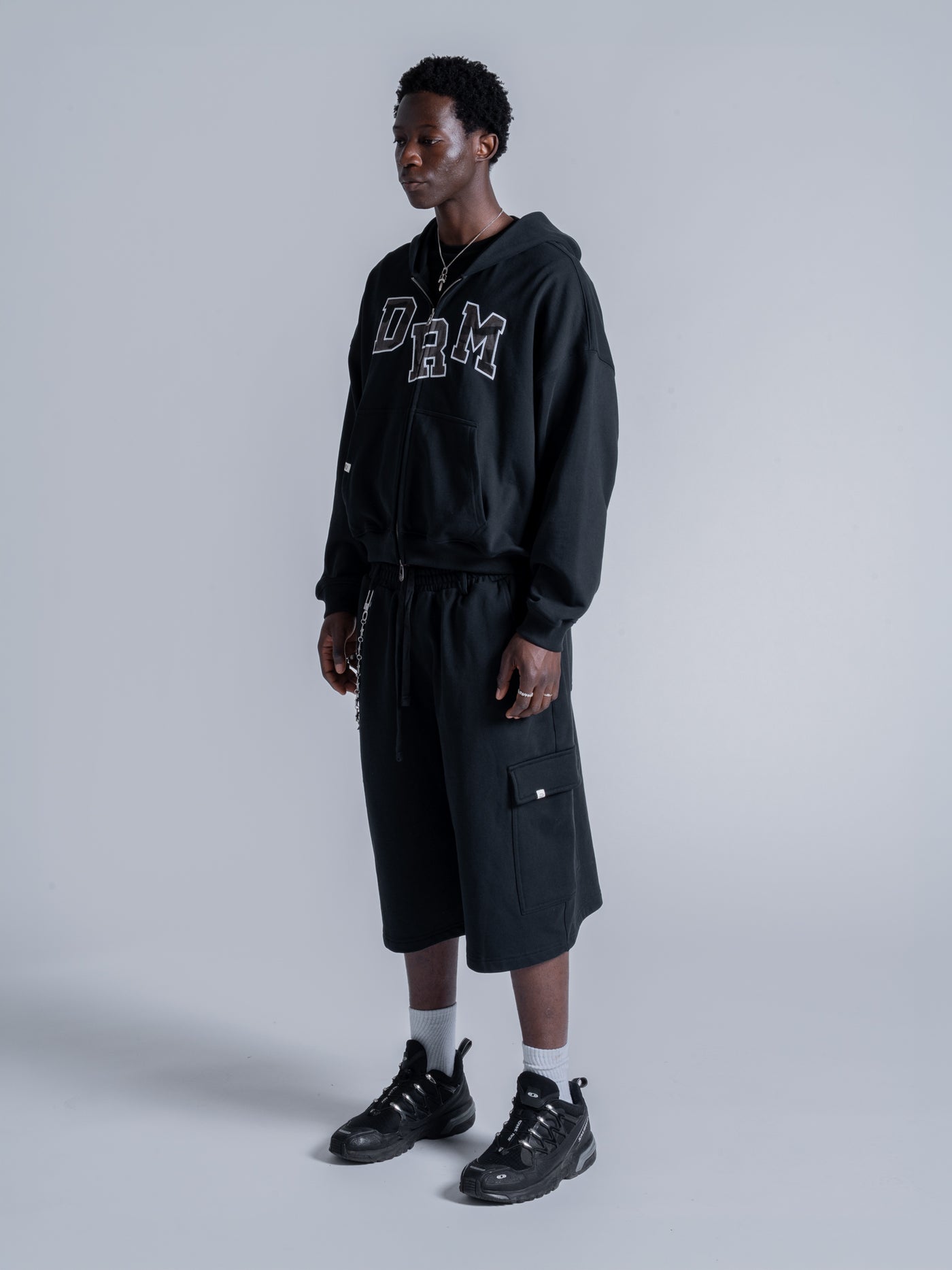 DRM ZIP UP - BLACK – DRMERS CLUB