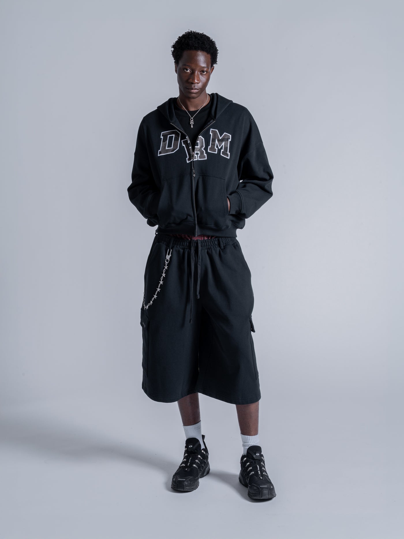 DRM ZIP UP - BLACK – DRMERS CLUB