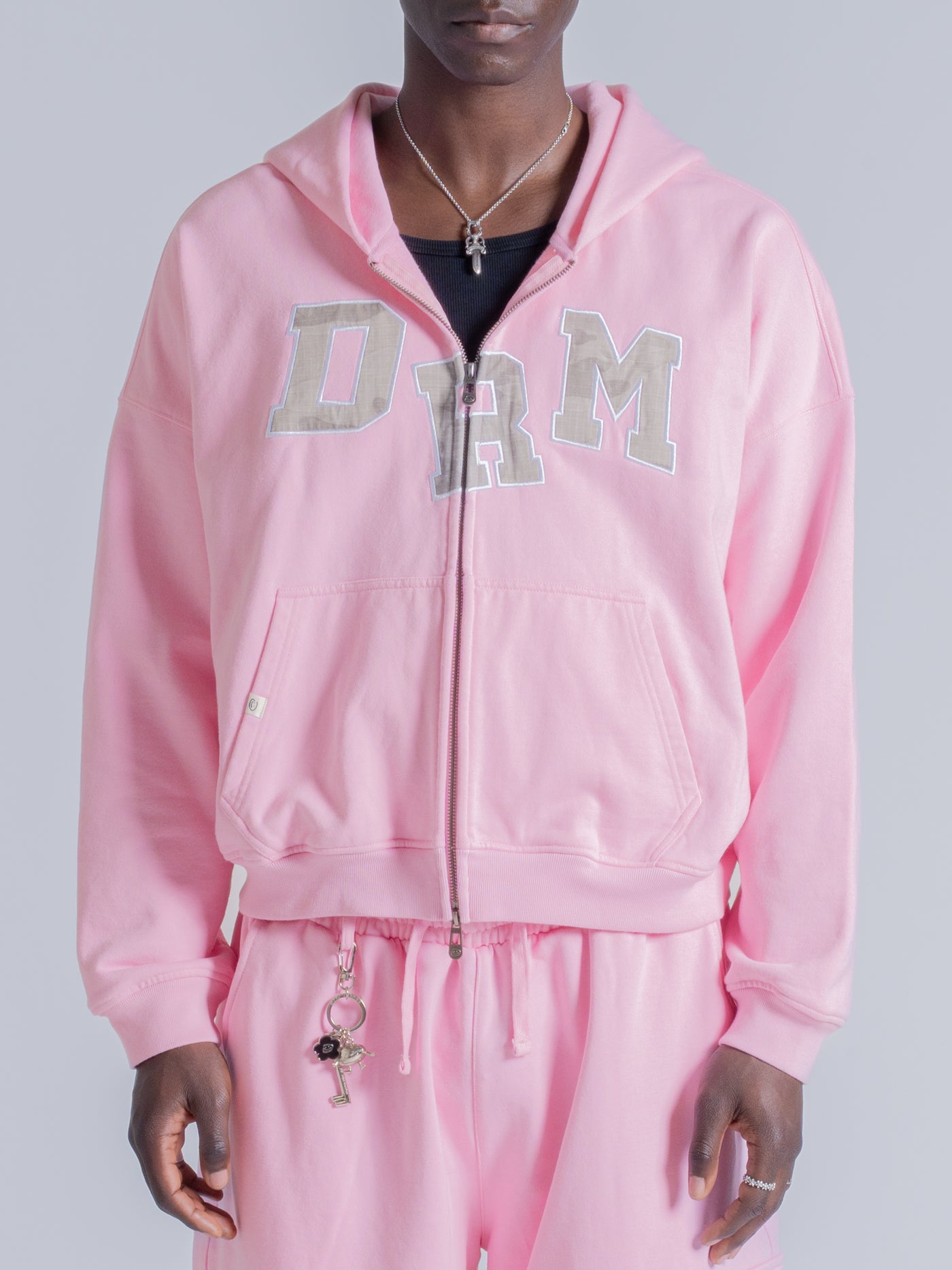 DRM ZIP UP - LIGHT PINK – DRMERS CLUB