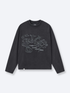 LINEWORK LONG SLEEVE TEE - BLACK