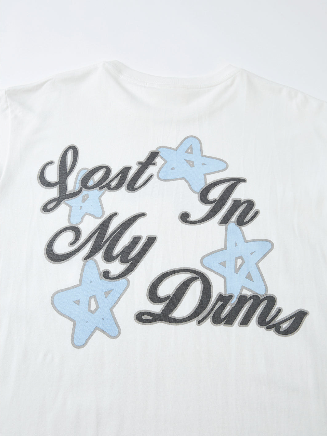 LOST IN MY DRMS TEE - WHITE