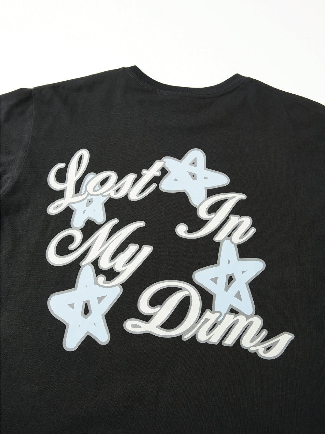 LOST IN MY DRMS TEE - BLACK
