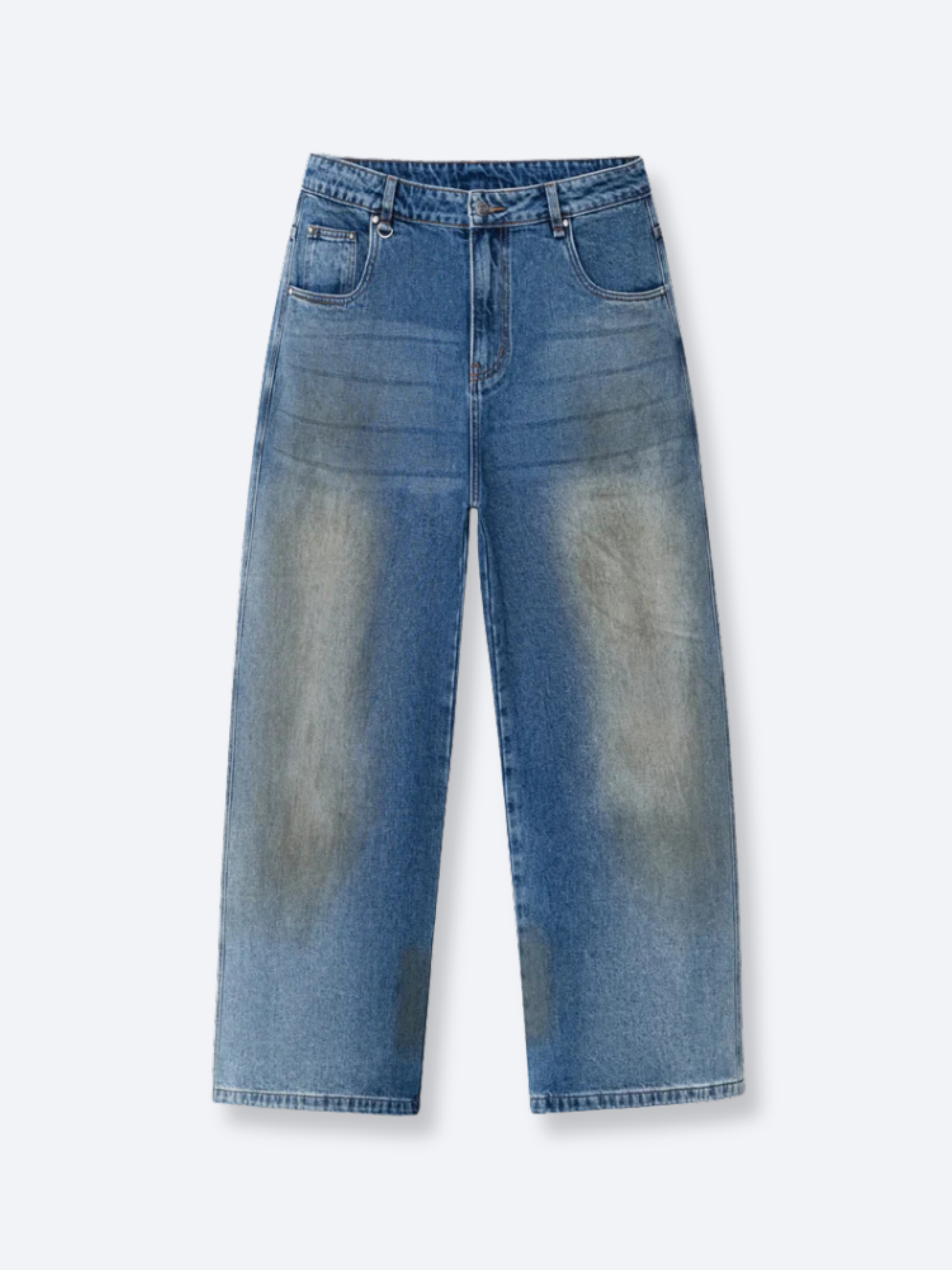 MUD STAINED JEANS - DARK BLUE – DRMERS CLUB