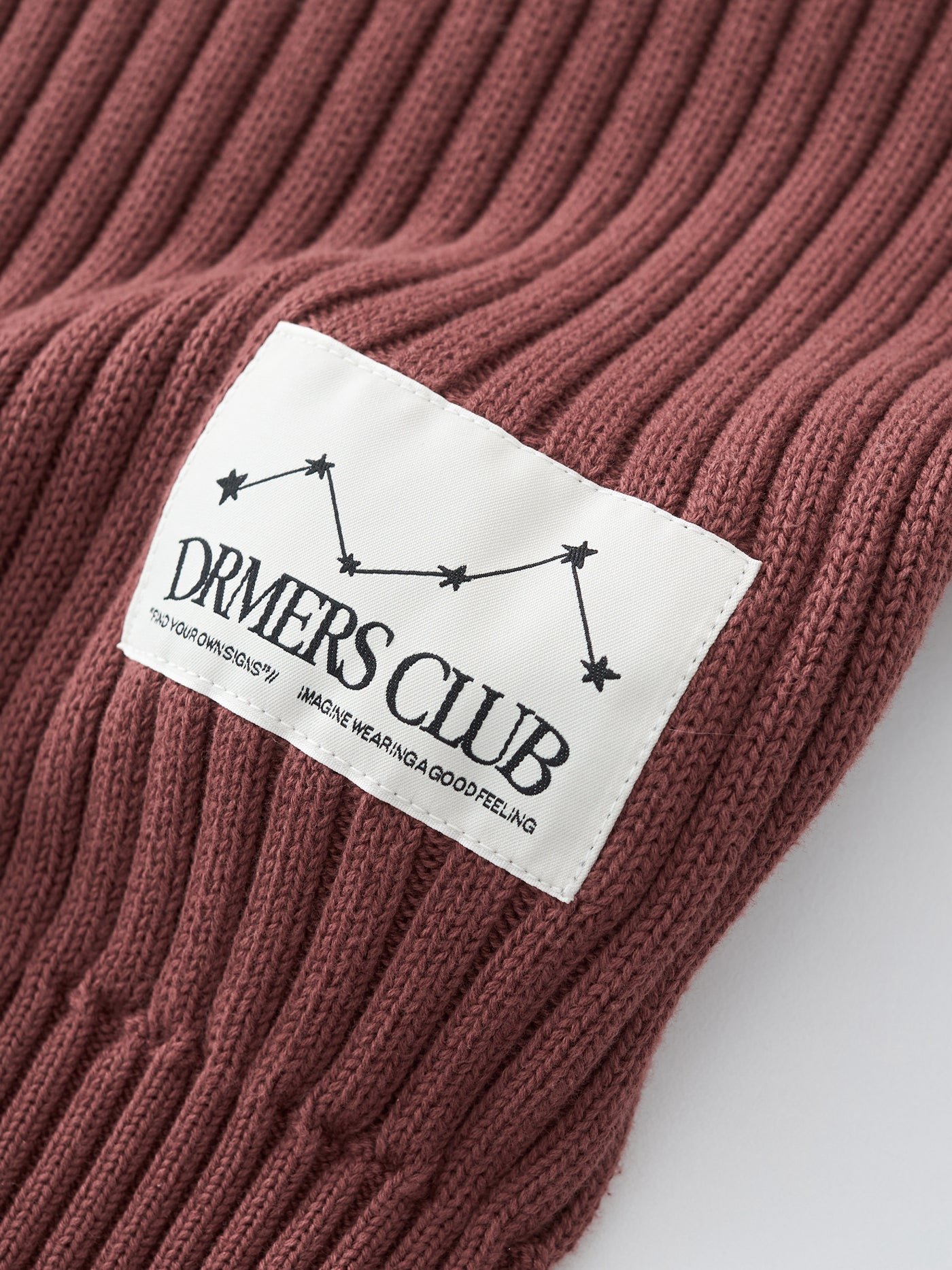 DRMERS RIBBED KNIT - MAROON