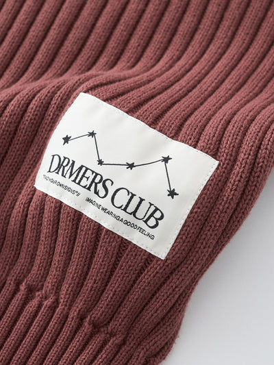 DRMERS RIBBED KNIT - MAROON