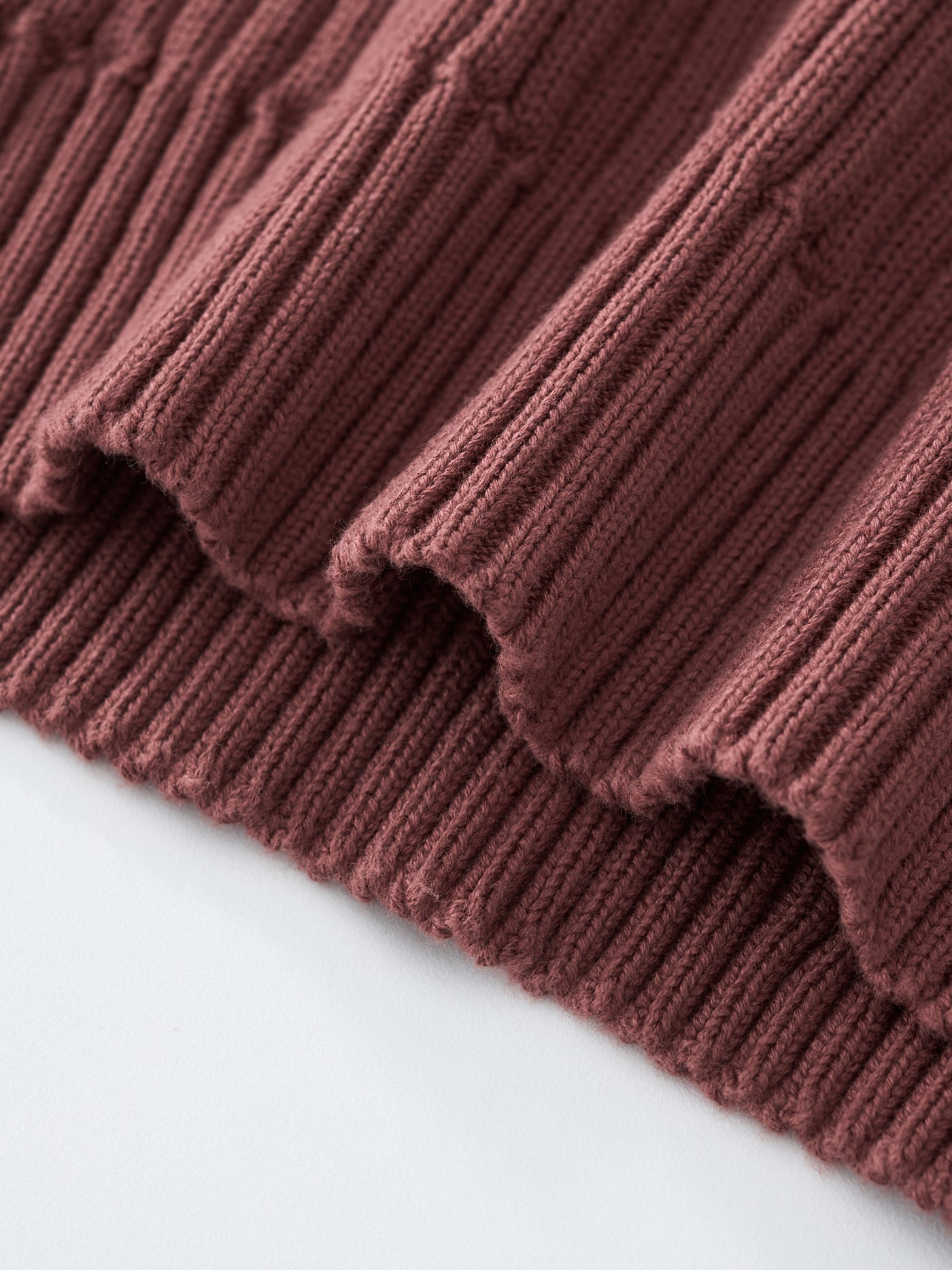 DRMERS RIBBED KNIT - MAROON