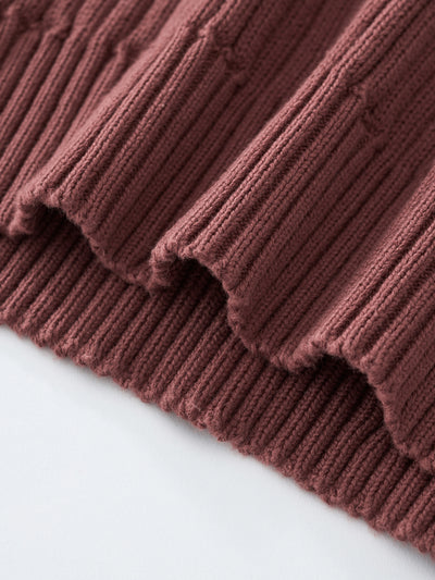 DRMERS RIBBED KNIT - MAROON