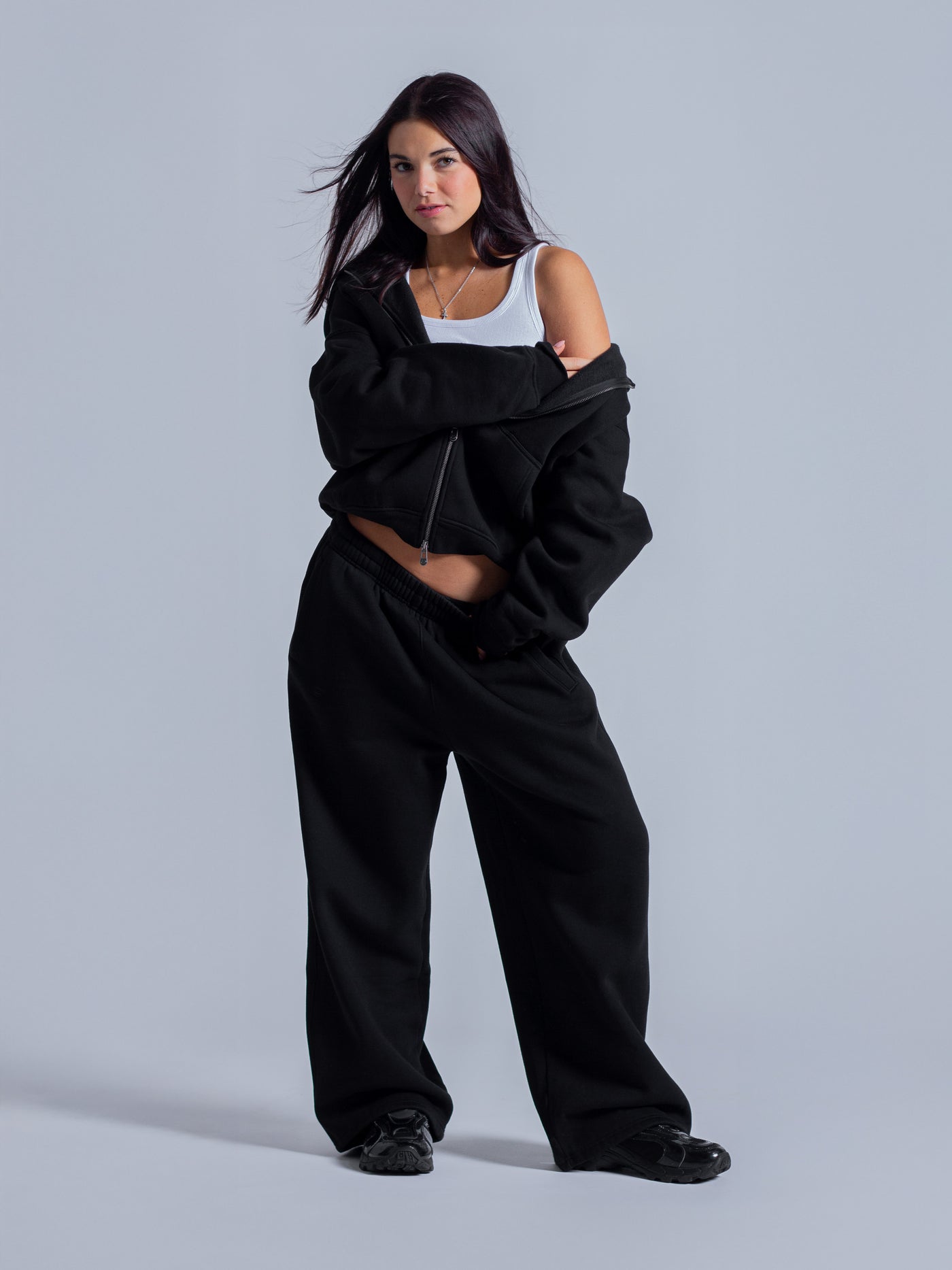 SIGNATURE BASIC DOUBLE ZIP - BLACK