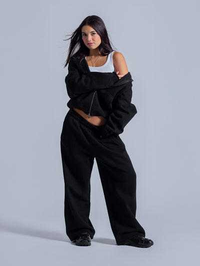 SIGNATURE BASIC DOUBLE ZIP - BLACK