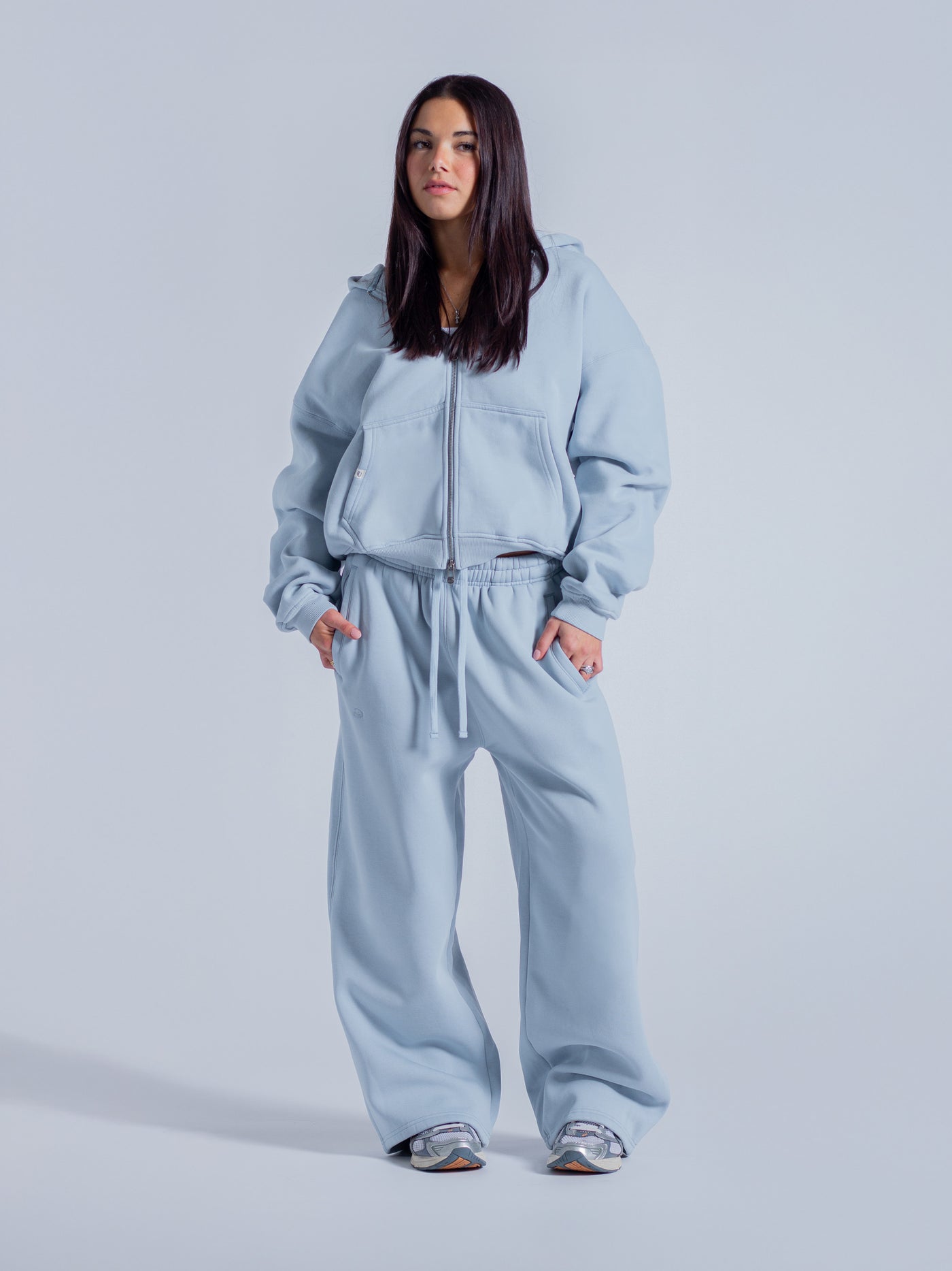 SIGNATURE BASIC DOUBLE ZIP - SKY BLUE