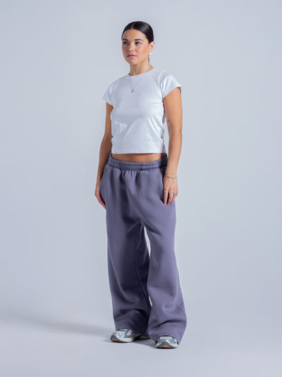 SIGNATURE BAGGY SWEATPANTS - DUSTY VIOLET