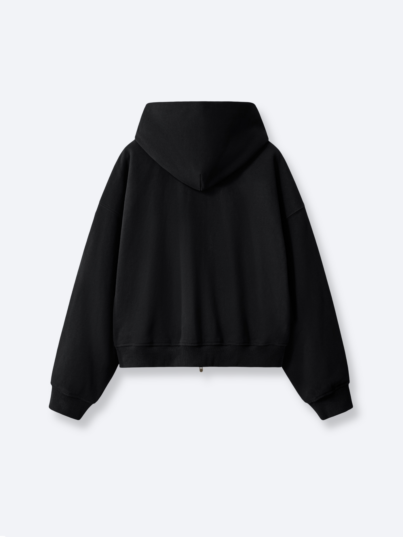 SMILEY BOXY DOUBLE ZIP - BLACK – DRMERS CLUB