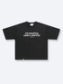 NO MEANING TEE - BLACK