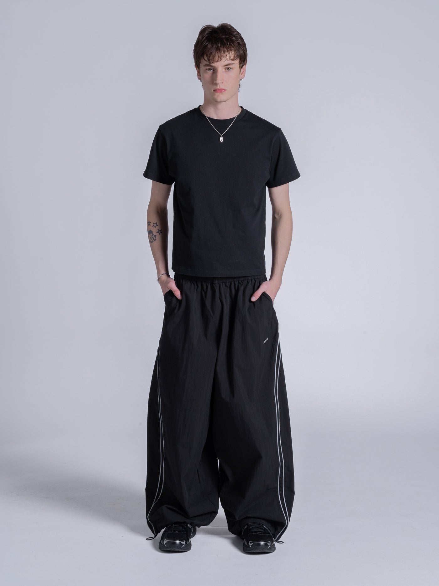 パンツ  TRACK PANT everyone (BLACK) S WAVY TRACK PANT - BLACK – DRMERS CLUB