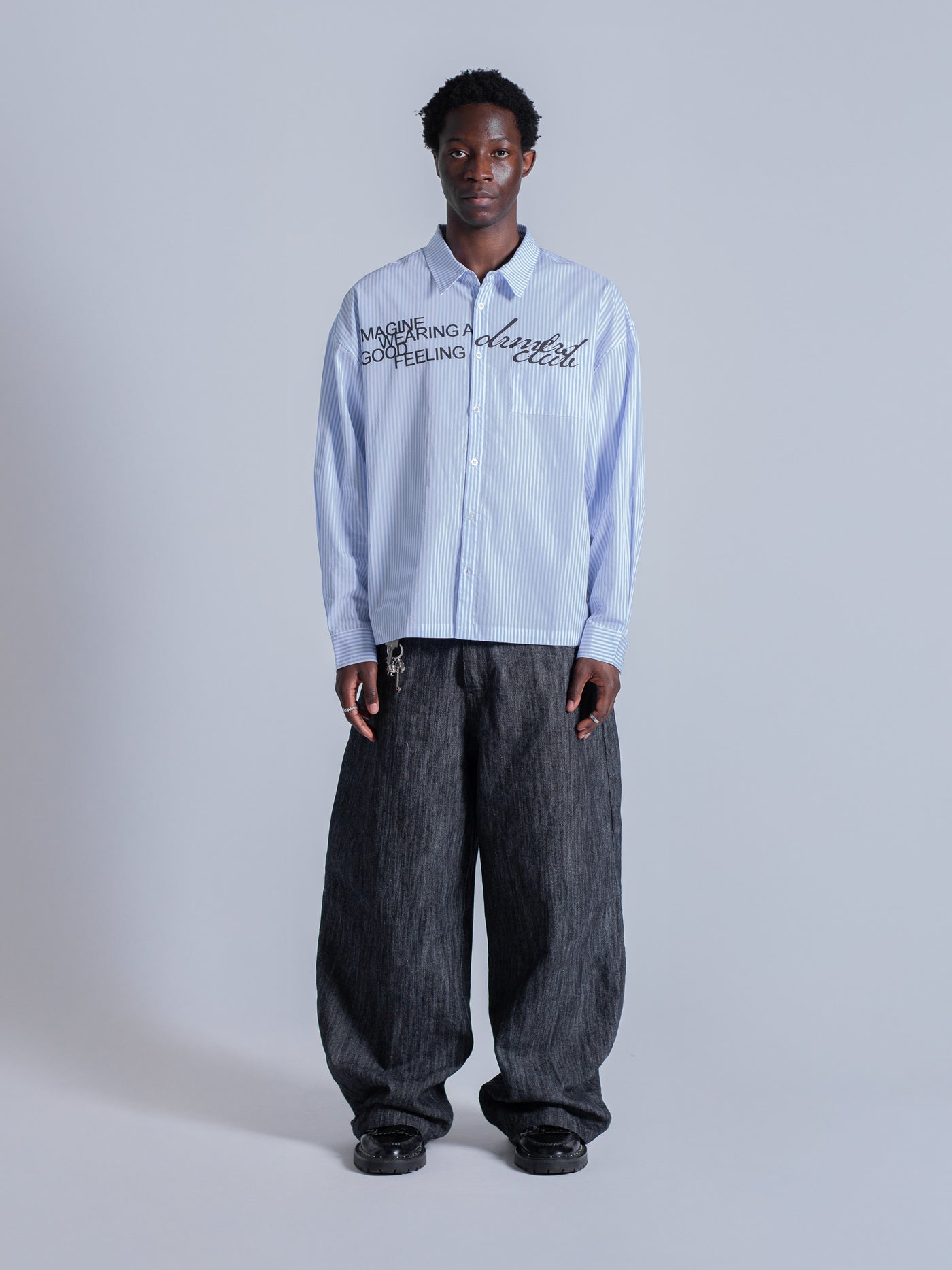 NOT SO FORMAL DRESS SHIRT - BLUE