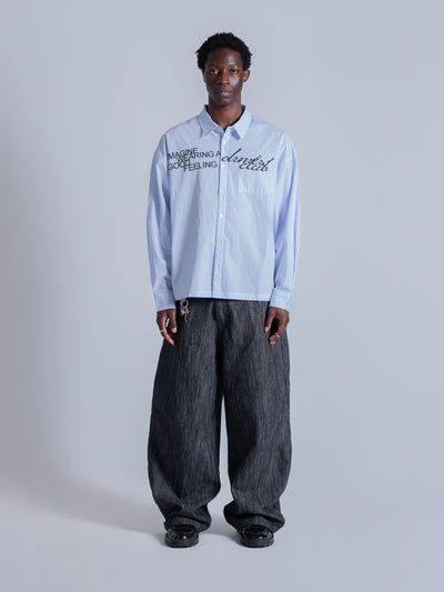 NOT SO FORMAL DRESS SHIRT - BLUE