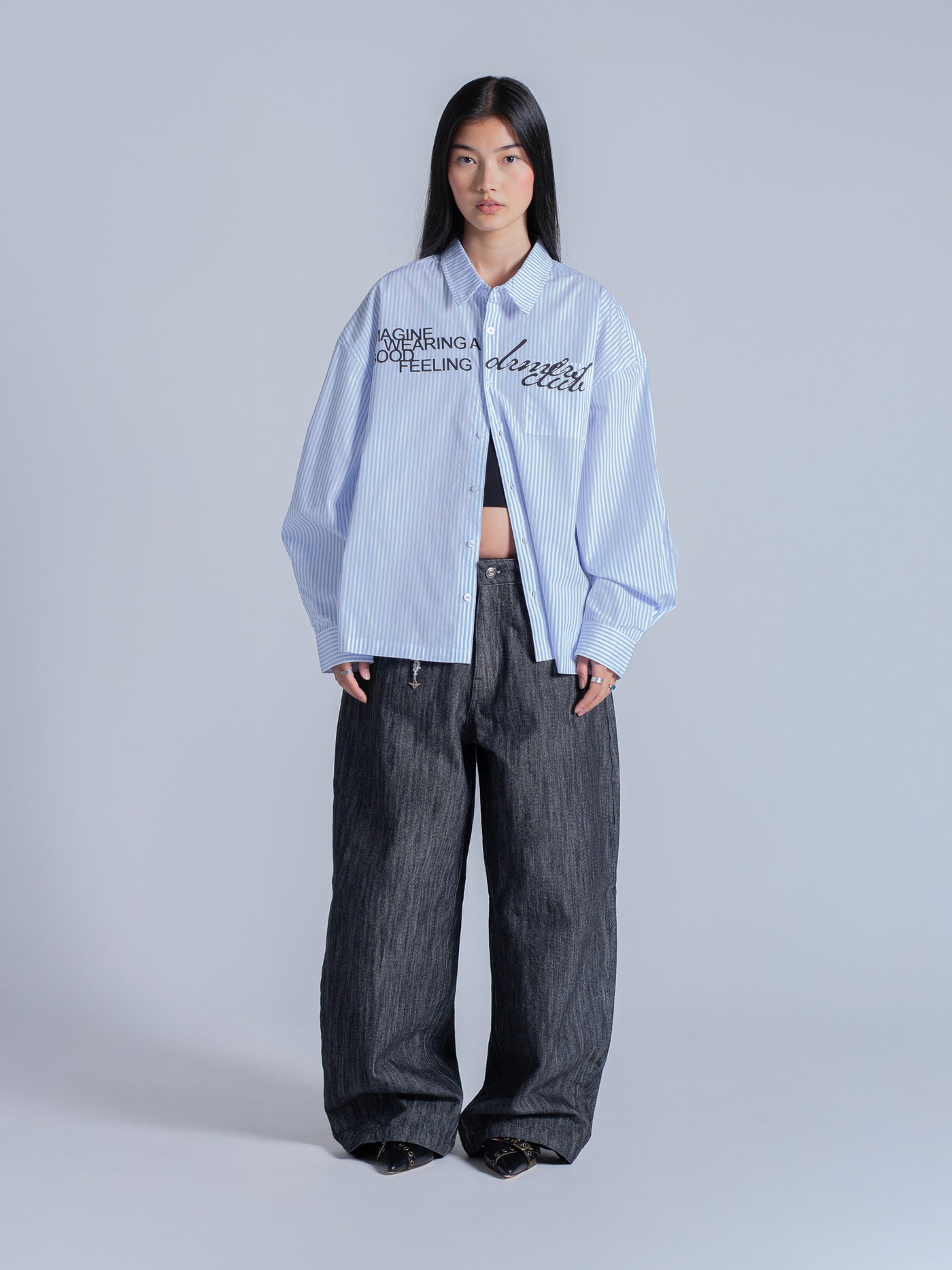 NOT SO FORMAL DRESS SHIRT - BLUE