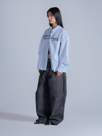 NOT SO FORMAL DRESS SHIRT - BLUE