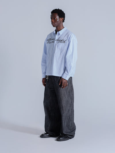 NOT SO FORMAL DRESS SHIRT - BLUE