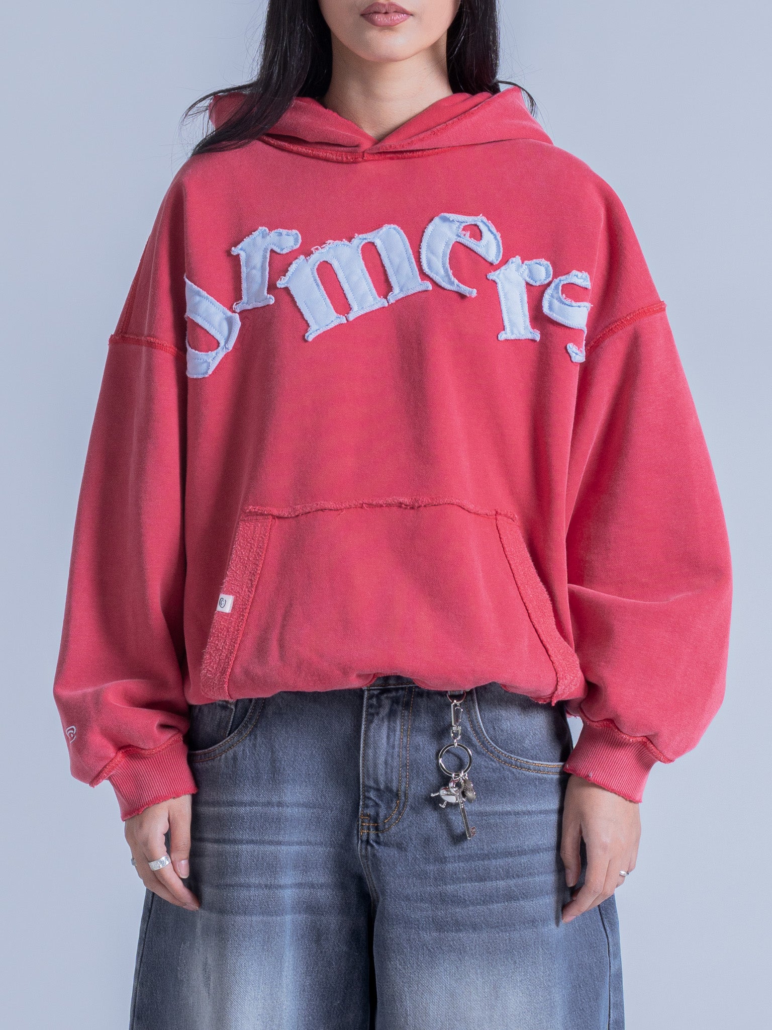 APPLIQUE PULLOVER - VINTAGE CHERRY