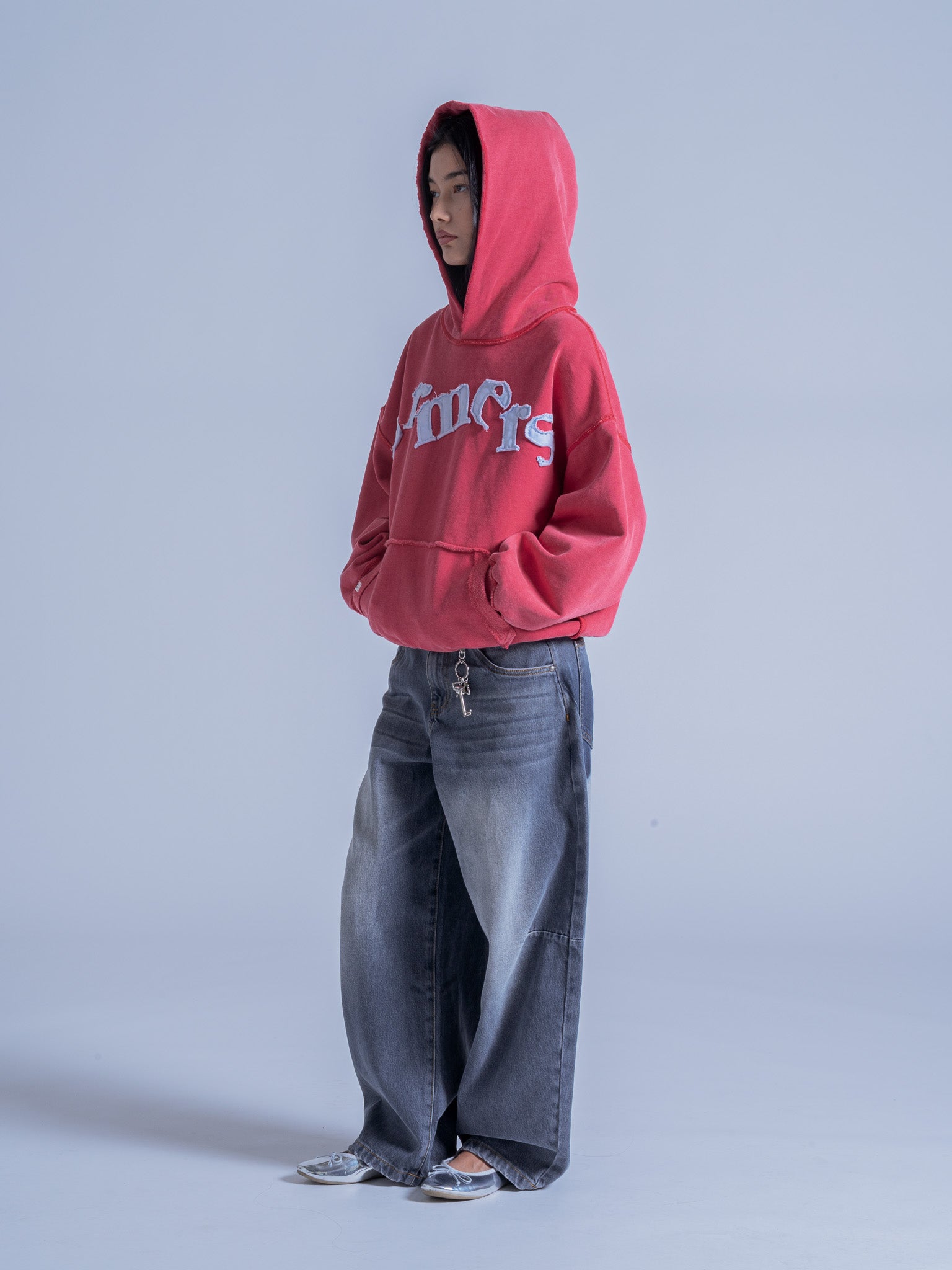 APPLIQUE PULLOVER - VINTAGE CHERRY