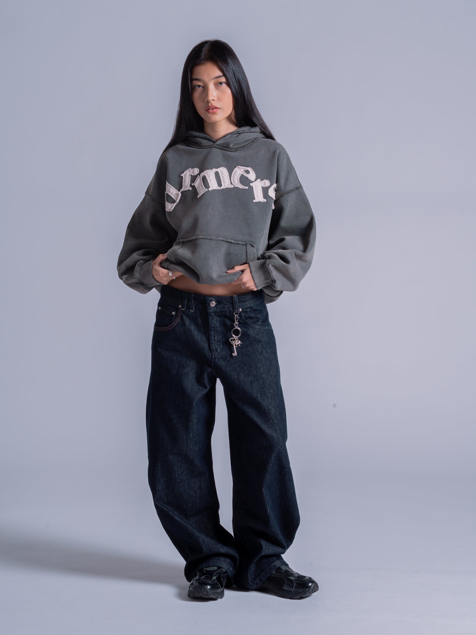 APPLIQUE PULLOVER - VINTAGE GREEN