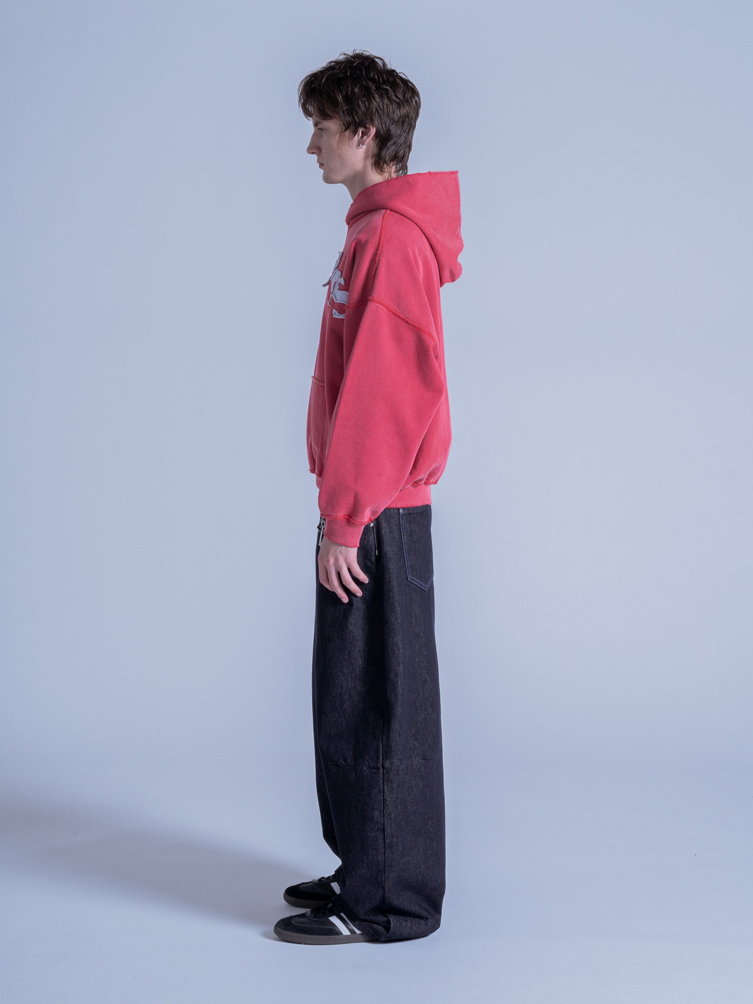 APPLIQUE PULLOVER - VINTAGE CHERRY