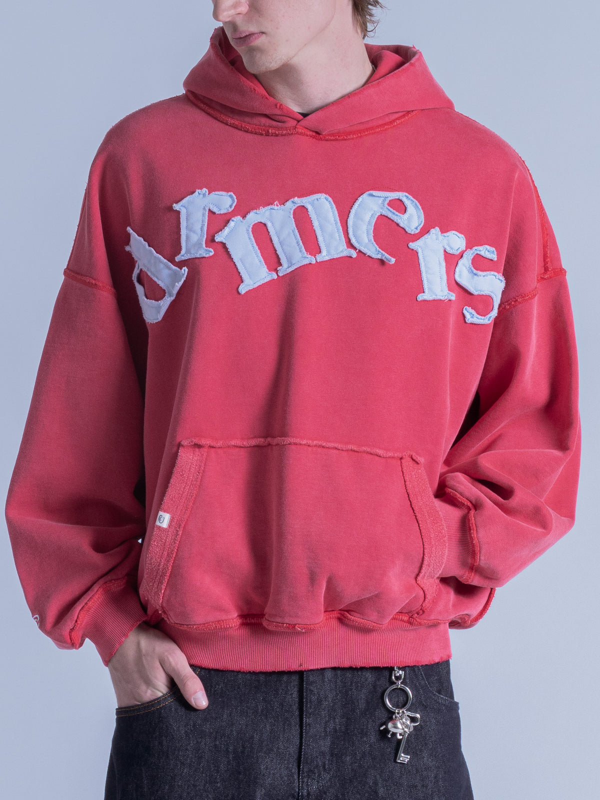 APPLIQUE PULLOVER - VINTAGE CHERRY