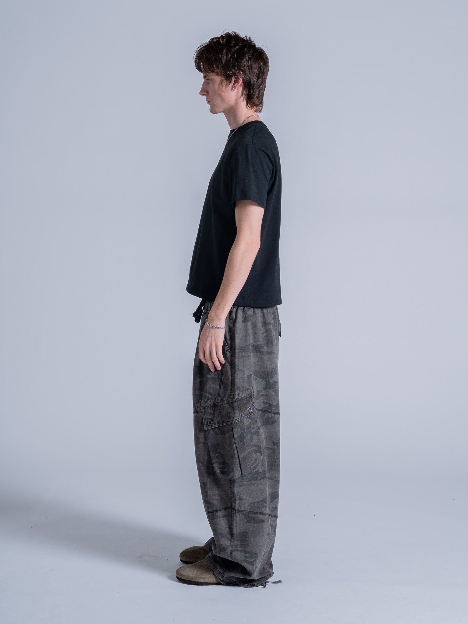 REINFORCED CAMO PANT - CHARCOAL