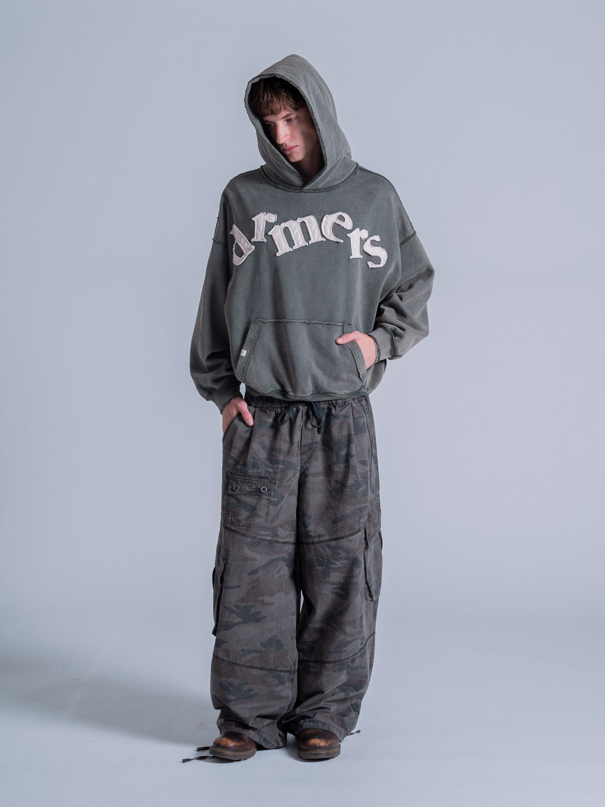 APPLIQUE PULLOVER - VINTAGE GREEN