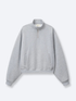 QUARTER ZIP FLEECE - GREY