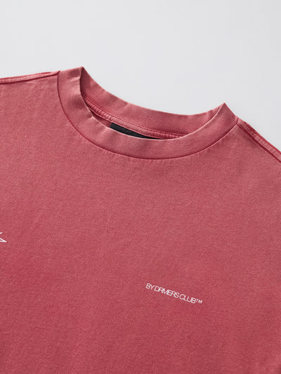 POLARIS LAYERED TEE - RED