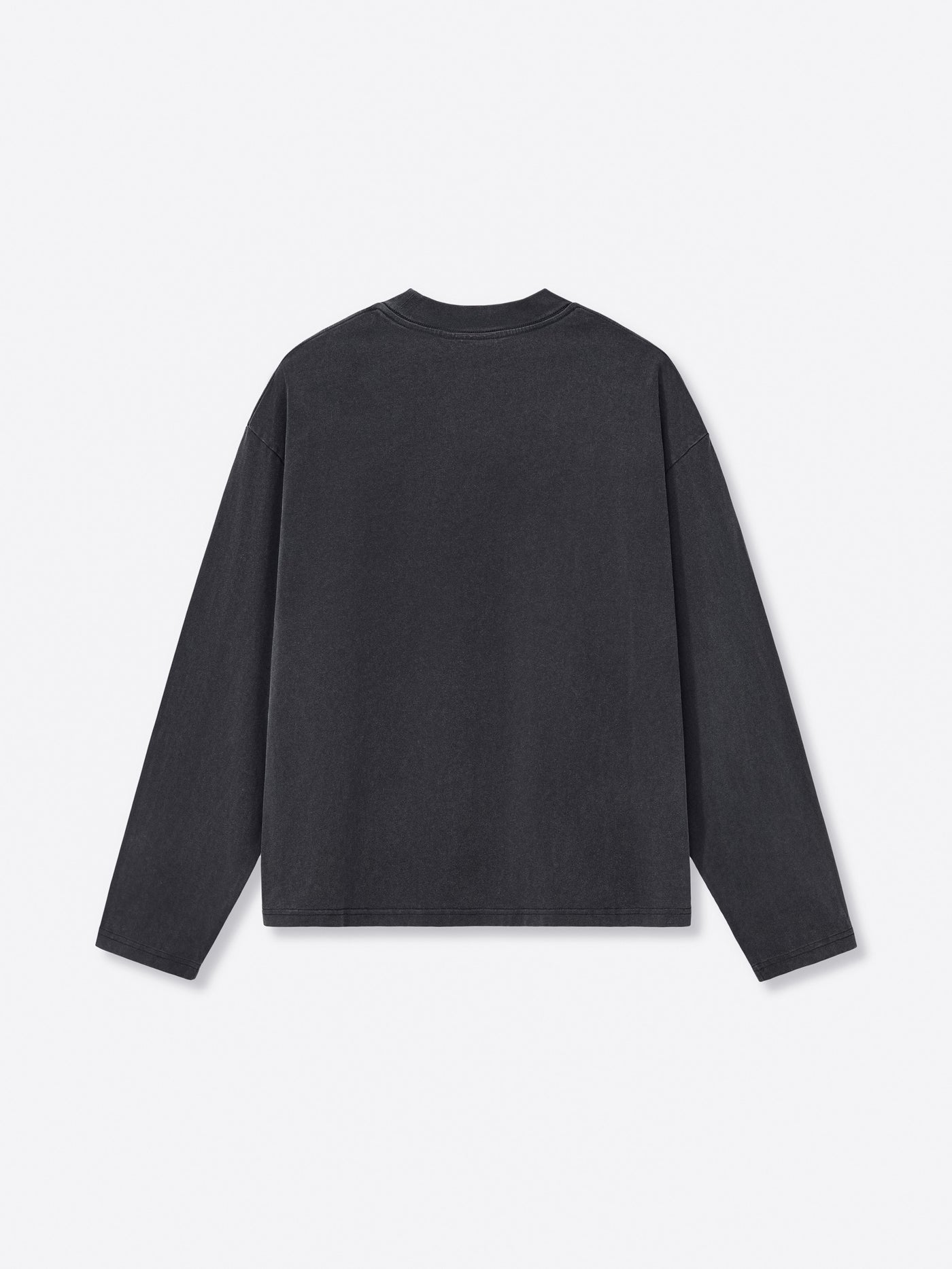 LINEWORK LONG SLEEVE TEE - BLACK