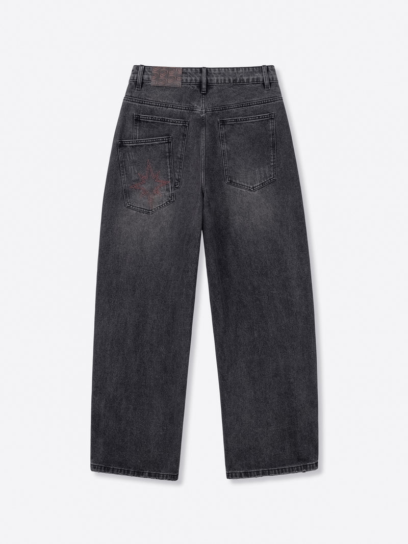 POLARIS JEANS - WASHED BLACK