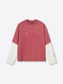 POLARIS LAYERED TEE - RED