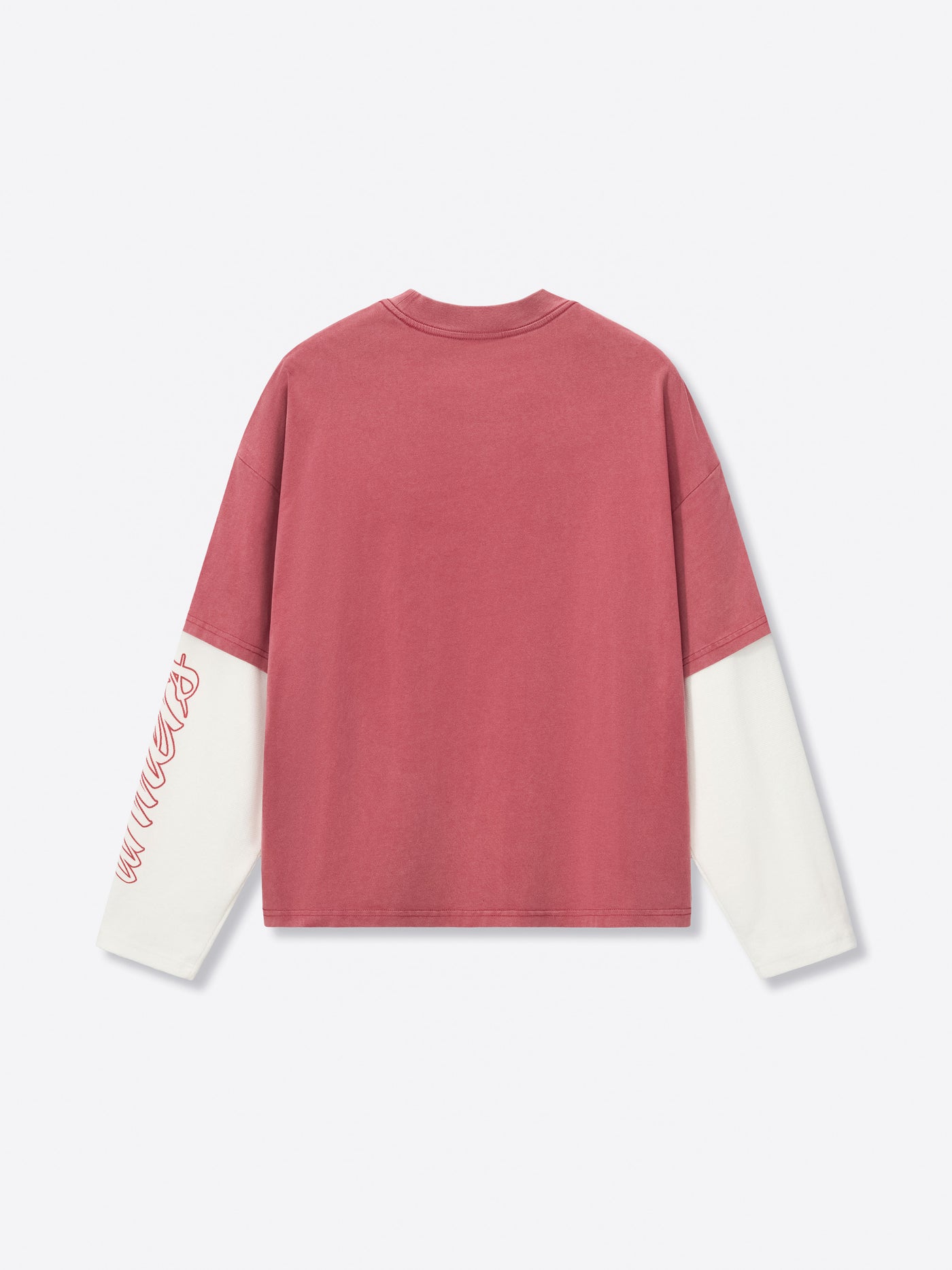 POLARIS LAYERED TEE - RED