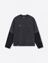 POLARIS LAYERED TEE - BLACK