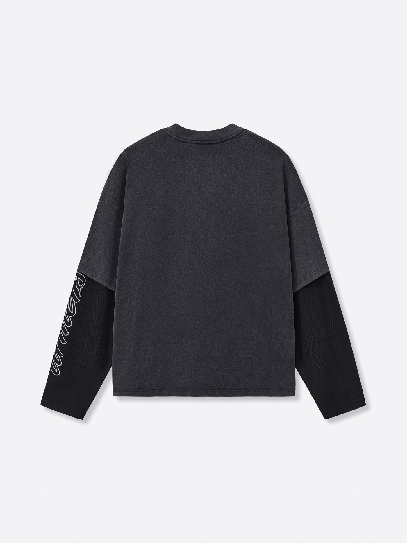 POLARIS LAYERED TEE - BLACK