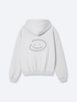SMILEY LOGO HOODIE - LIGHT GREY