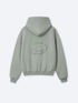 SMILEY LOGO HOODIE - SAGE