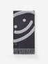 SMILEY LOGO SCARF - BLACK/GREY