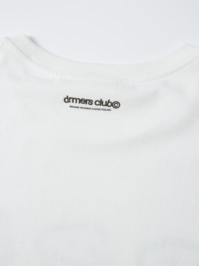 SMILEY GRID TEE - WHITE