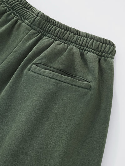 SMILEY PATCH SWEATPANTS - FADED PINE