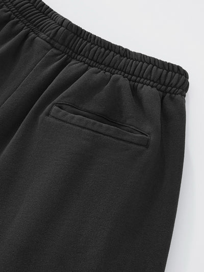 SMILEY PATCH SWEATPANTS - VINTAGE BLACK